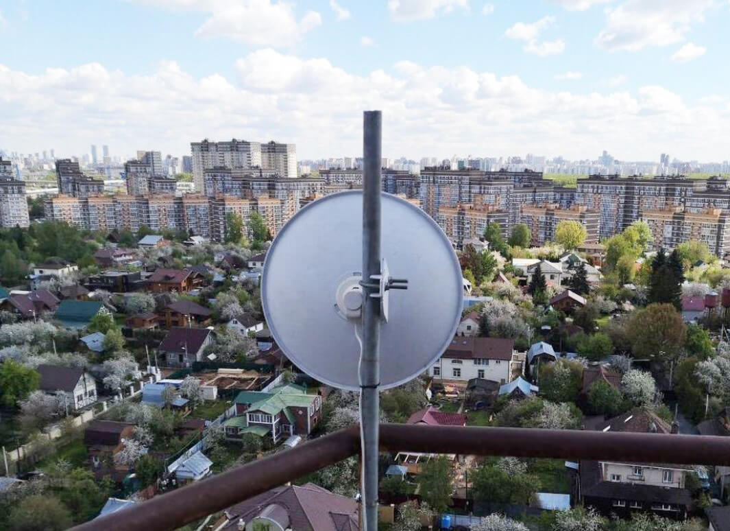 Установка спутникового Интернета Триколор в Видном: фото №1